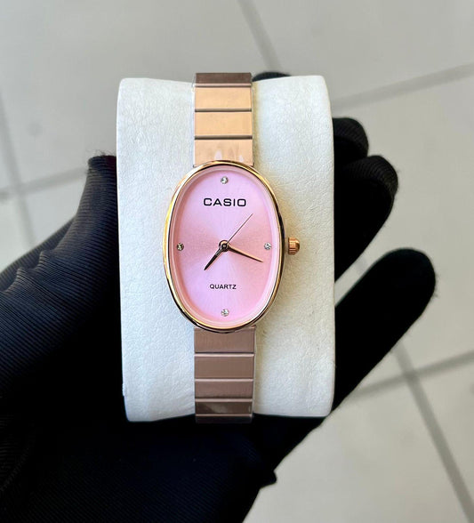 Casio Elegance - Stylish Oval Watches for Women | Japanese Quartz, Stainless Steel | Gift Ready